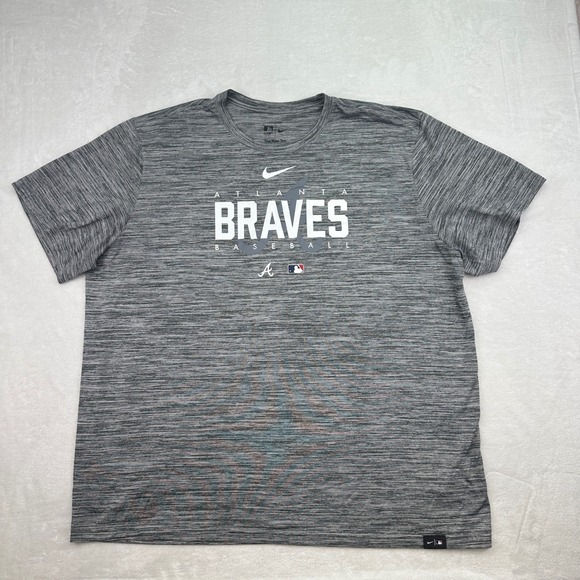Nike Atlanta Braves Baseball Dri-FIT Authentic Collection T-Shirt 3XL - Picture 1 of 11